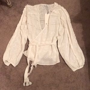 NEVER WORN White Blouse